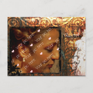 Carte Postale Faire-part Sauvez l'antiquité II de bronze de date