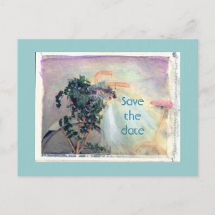 Carte Postale Faire-part Sauvez le thedate