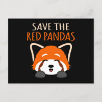 Sauvez les pandas rouges mignons animal animal de 