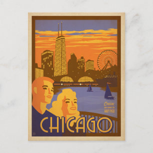 Carte Postale Faire-part Save the date   Chicago, IL - Navy Pier