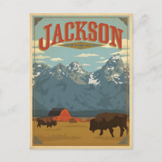 Carte Postale Faire-part Save the date | Jackson, WY