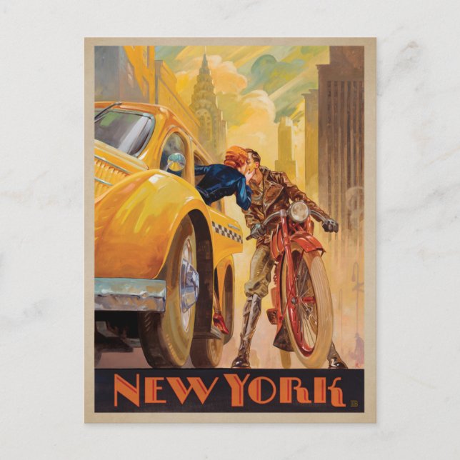 Carte Postale Faire-part Save the date | New York Minute (Devant)
