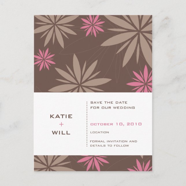 Carte Postale Faire-part SAVE THE DATE :: vitalité (Devant)