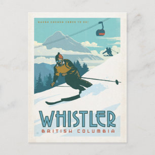 Carte Postale Faire-part Save the date   Whistler (Colombie-Britannique)