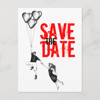 Carte Postale Faire-part S'envoler avec amour