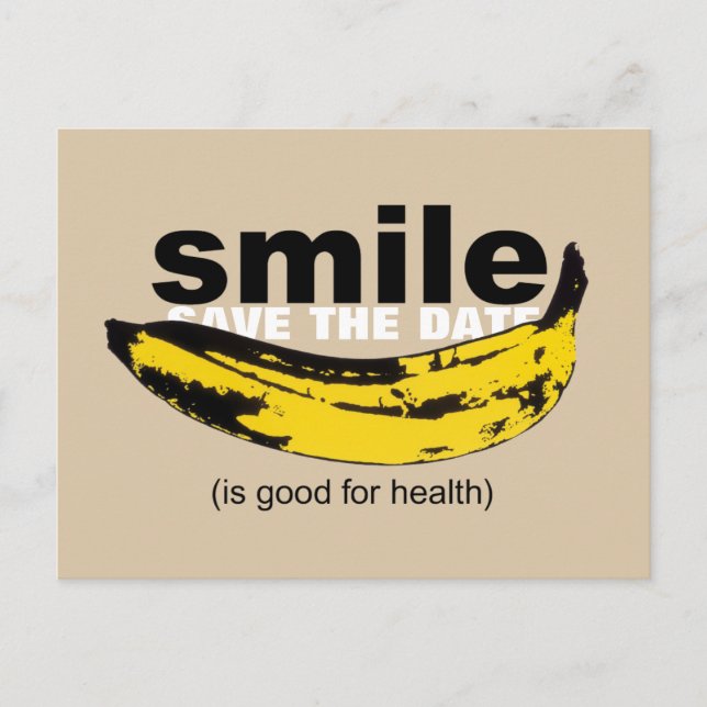 Carte Postale Faire-part Smile Save the Date 45th Birthday Postcard (Devant)