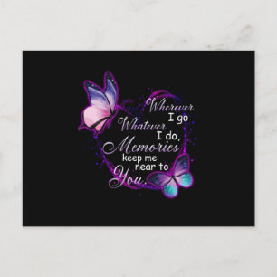 Carte Postale Faire-part Souvenirs Gardez-Moi Près De Vous