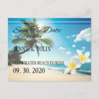 Sunshine Beach Palm Trees Plumeria Enregistrer La 