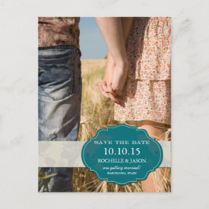 Carte Postale Faire-part Sur le site Enregistrer la date