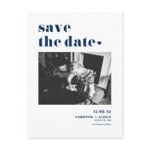 Typographie moderne en gras et bleu pour une photo