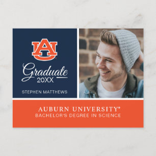 Carte Postale Faire-part Université d'Auburn   Remise des diplômes