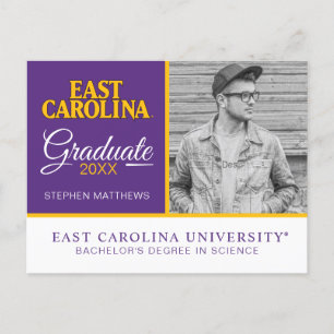 Carte Postale Faire-part Université de Caroline de l'Est   Caroline de l'Es