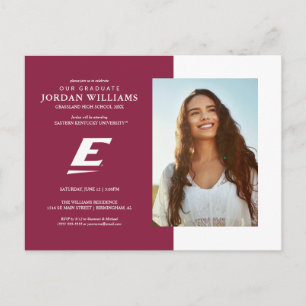 Carte Postale Faire-part Université Eastern Kentucky E