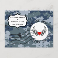 USN Marine Sauvegarder la Date et Cœur