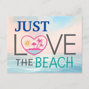 Carte Postale Faire-part Vacances à la plage