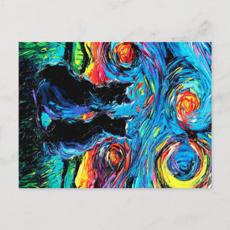 Carte Postale Faire-part van Goghs Chats |Amoureux des chats