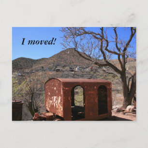 Carte Postale Faire-part Vieille cambuse dans l'ouest sauvage