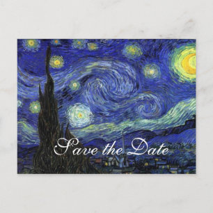 Carte Postale Faire-part Vincent van Gogh, Starry Night