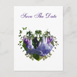 Carte Postale Faire-part Virginia Bluebells Fleurs Sauvages - Sauvegarder L