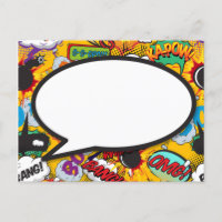 Votre bulle de message amusante rétro bande dessin