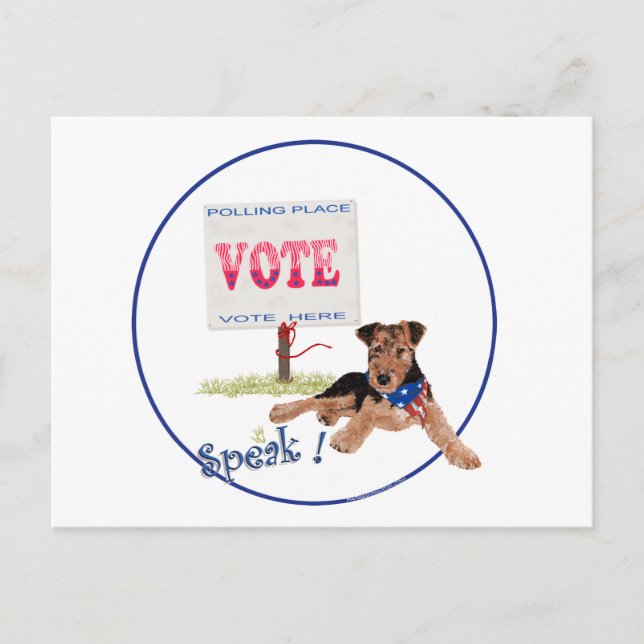 Carte Postale Faire sortir le VOTE (Devant)