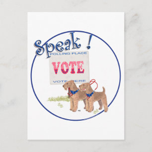 Carte Postale Faire sortir le VOTE