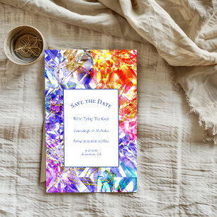 Carte Postale Faire suivre diamant cristal couleur de fête