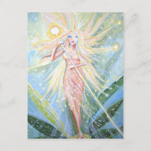 Carte postale Fairy Art - "Crystal Lights Fairy"