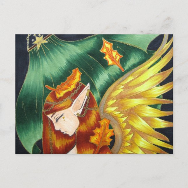 Carte postale Fairy d'automne (Devant)