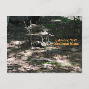 Carte Postale Fairy House Garden Sur L'Île Monhega