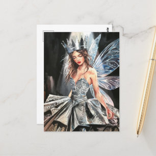 Carte Postale Fairy in the Fashion Foil