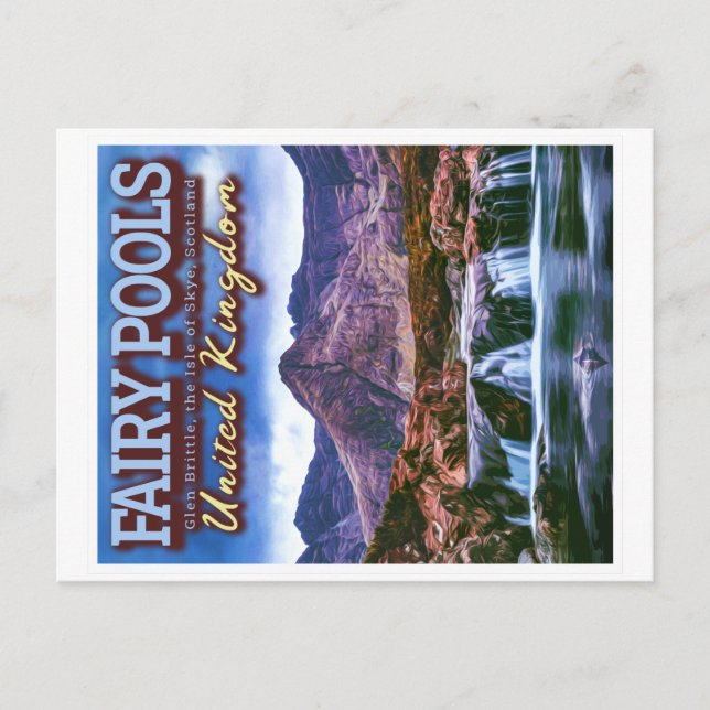 CARTE POSTALE FAIRY POOLS - L'ÎLE DE SKYE - ÉCOSSE ROYAUME-UNI (Devant)