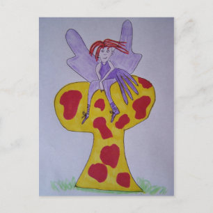 Carte Postale fairy Purple