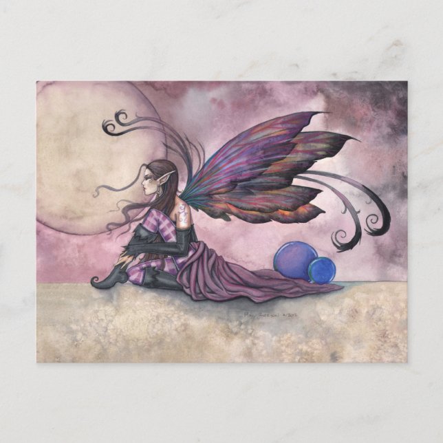 Carte postale Fairy Summer Moon par Molly Harrison (Devant)