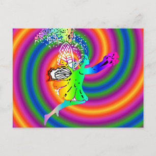 Carte Postale fairy swirl