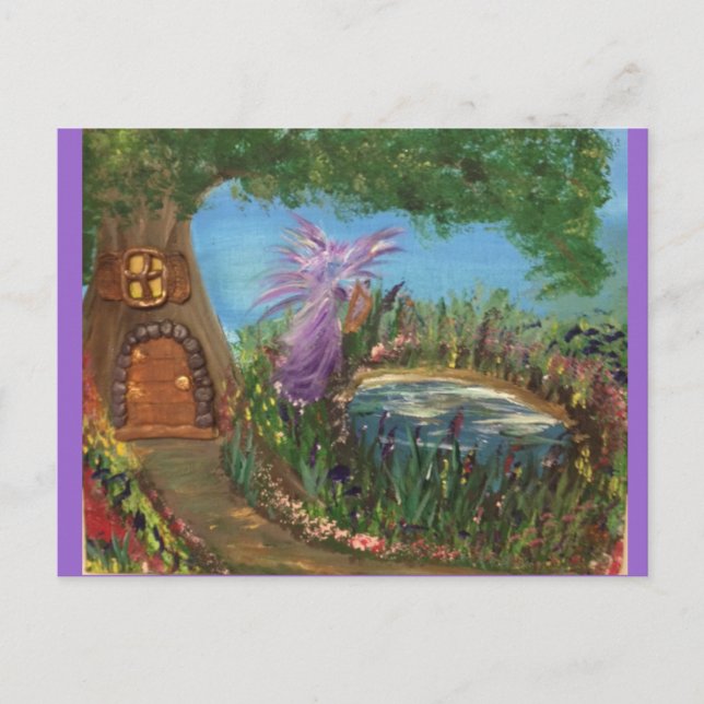 Carte Postale Fairy Tree House par Harmony (Devant)