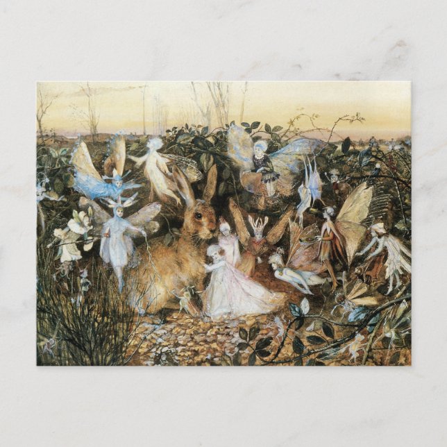 Carte Postale Fairy Twilight de John Anster Fitzgerald (Devant)