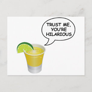 Carte Postale Fais-moi confiance -Tequila
