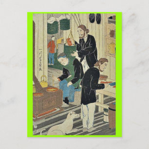 Carte Postale Faisant cuire dans la maison de règlement par