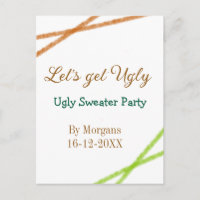 Faisons de Noël un Partyorange de pull moche