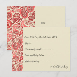 Carte Postale Fait partie de la collection Love Letters Paisley