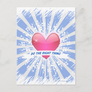 Carte Postale Faites ce qu'il faut