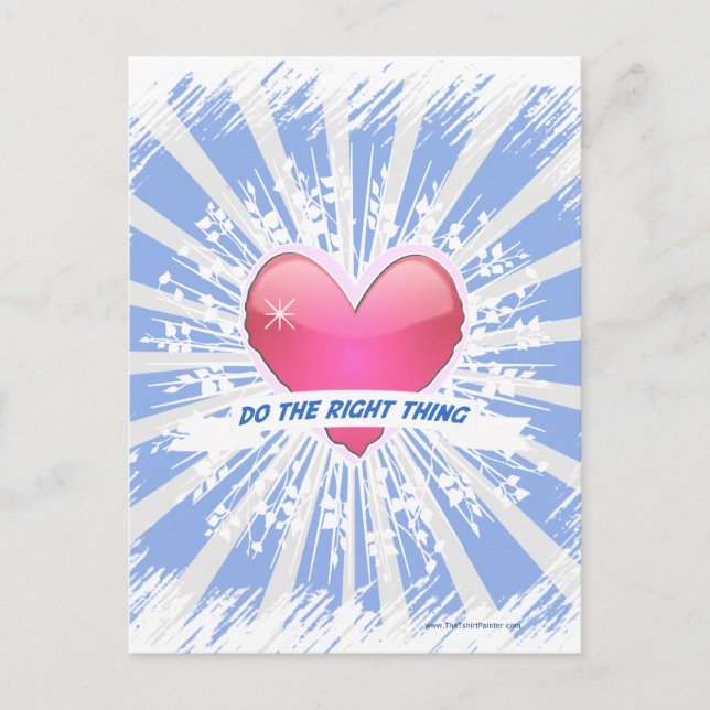 Carte Postale Faites ce qu'il faut (Devant)