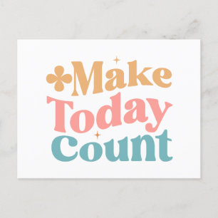 Carte Postale Faites compter aujourd'hui les devis d'inspiration