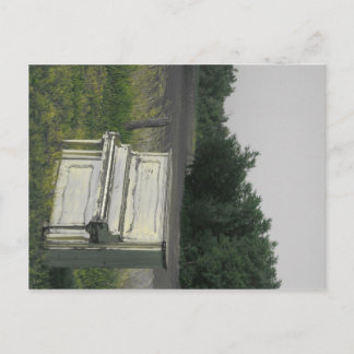 Carte Postale Faites-moi un instrument (Gris/Vert)