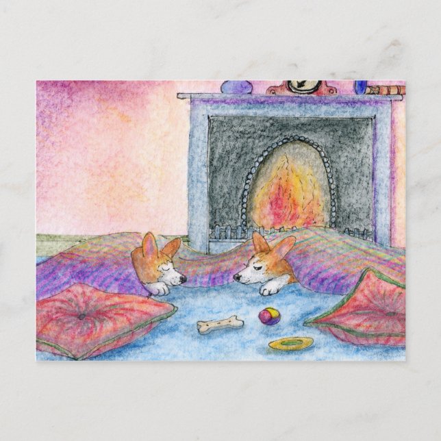 Carte Postale Faites-nous savoir quand le printemps arrive (Devant)