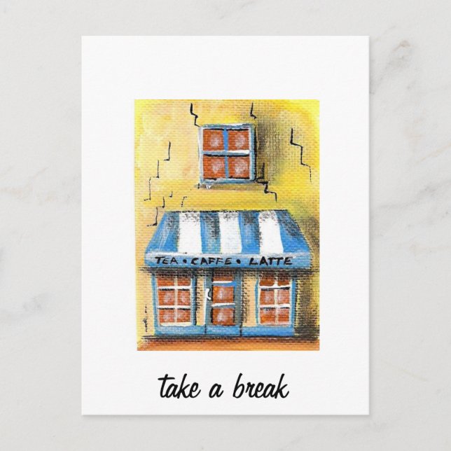 Carte Postale Faites une pause (Devant)