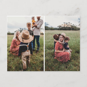 Carte Postale Faites votre propre photo de famille Collage perso