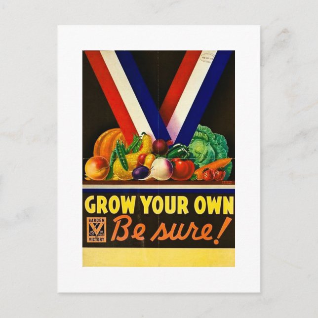 Carte Postale Faites-Vous Augmenter - Soyez Sûr ! Seconde Guerre (Devant)