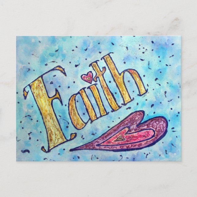 Carte postale Faith (Devant)